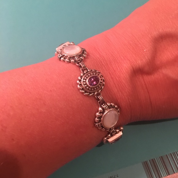 Sterling Silver Bracelet Gem Artisan Collection - Picture 7 of 8